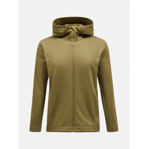 Mikina peak performance m rider tech zip hood zelená m