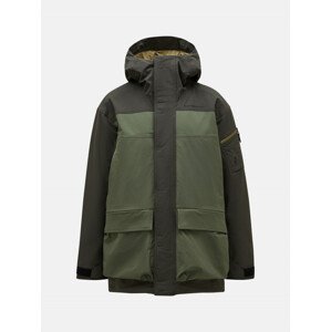 Kabát peak performance m 2l stretch parka zelená m