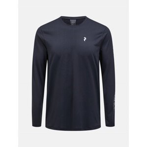 Tričko peak performance m alum light long sleeve černá xxl