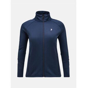 Mikina peak performance w rider zip jacket modrá m