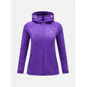 Mikina peak performance w rider zip hood fialová xs