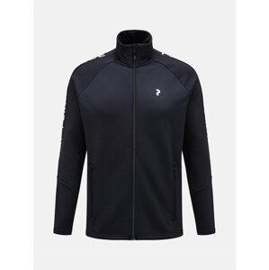 Mikina peak performance m rider zip jacket černá l