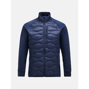 Bunda peak performance m helium down hybrid jacket modrá m