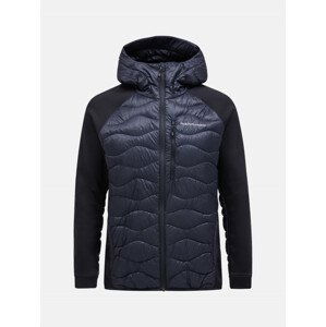 Bunda peak performance m helium down hybrid hood černá xxl