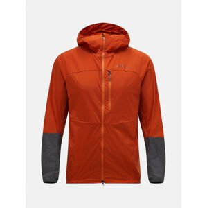 Bunda peak performance m vislight wind jacket oranžová m