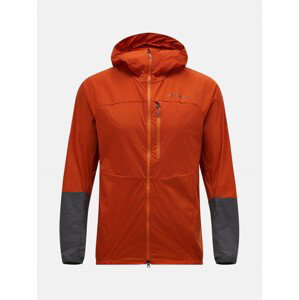 Bunda peak performance m vislight wind jacket oranžová l