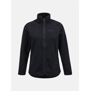 Mikina peak performance w pile zip jacket černá m