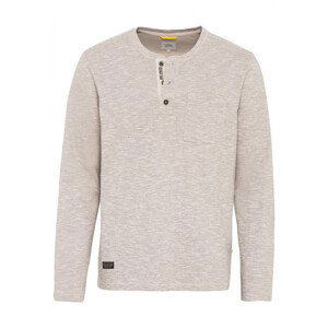 Tričko camel active henley 1/1 arm bílá l