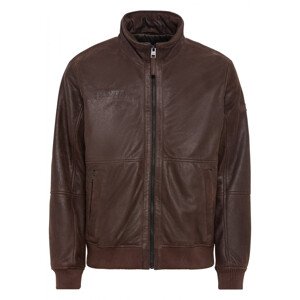 Bunda camel active leather blouson hnědá 50