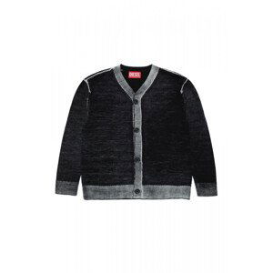 Svetr diesel klarence cardigan over maglia černá 14y