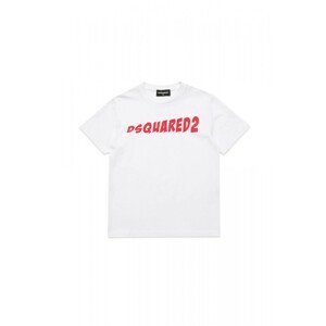 Tričko dsquared  d2t946u relax maglietta bílá 12y
