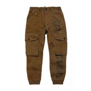 Kalhoty dsquared  d2p615m pantaloni hnědá 14y