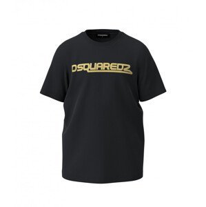 Tričko dsquared  d2lt14u relax maglietta černá 10y