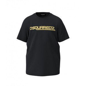 Tričko dsquared  d2lt14u relax maglietta černá 8y