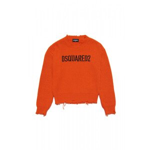 Svetr dsquared  d2k154m maglia oranžová 14y