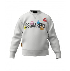 Mikina dsquared  d2s800u cool fit felpa bílá 12y