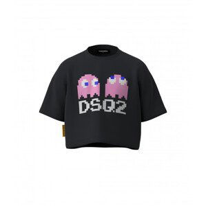 Tričko dsquared  d2t1043f maglietta černá 12y