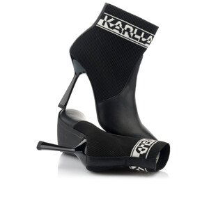 Kotníková obuv karl lagerfeld spekulum logo ankle černá 36