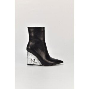 Kotníková obuv karl lagerfeld ankle zip boot černá 36