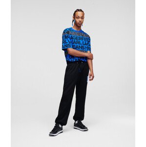 Tepláky karl lagerfeld jeans klj relaxed sweat pant černá s