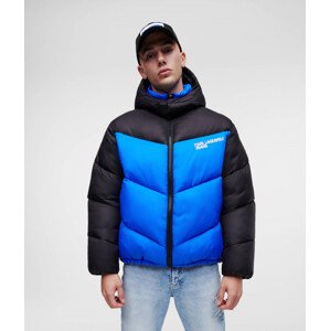 Bunda karl lagerfeld jeans klj puffer jacket modrá m