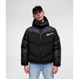 Bunda karl lagerfeld jeans klj puffer jacket černá xs