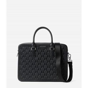 Taška na notebook karl lagerfeld k/loom lea briefcase černá none