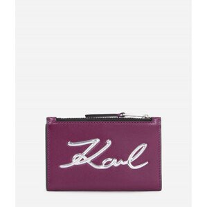 Peněženka karl lagerfeld k/signature bifold zip ch růžová none