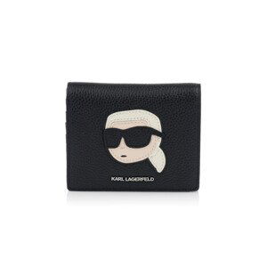 Peněženka karl lagerfeld k/ikonik 2.0 leather bifld wlt černá none