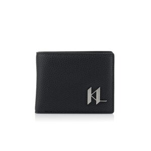 Peněženka karl lagerfeld k/turnlock bifold wallet černá none