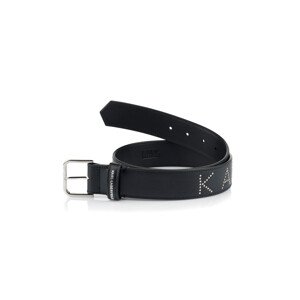 Opasek karl lagerfeld k/biker md low belt černá s