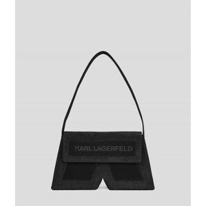 Kabelka karl lagerfeld icon k shoulderbag suede černá none