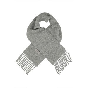 Šála karl lagerfeld k/essential boucle scarf šedá none