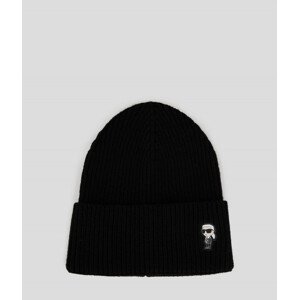 Čepice karl lagerfeld k/ikonik 2.0 beanie černá none