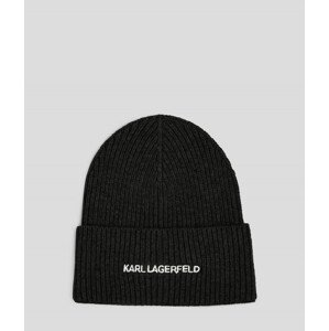 Čepice karl lagerfeld k/essential beanie černá none