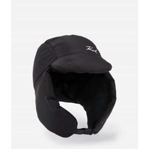 Klobouk karl lagerfeld k/signature tapper hat černá none