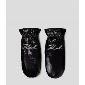 Rukavice karl lagerfeld k/signature mitten glove černá s