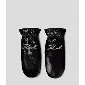 Rukavice karl lagerfeld k/signature mitten glove černá m