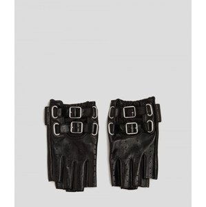 Rukavice karl lagerfeld k/biker fl glove černá s