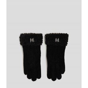 Rukavice karl lagerfeld k/saddle sp ff glove černá l