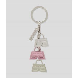 Klíčenka karl lagerfeld icon k keychain šedá none