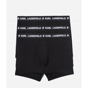 Spodní prádlo karl lagerfeld logo trunk set 3-pack černá m