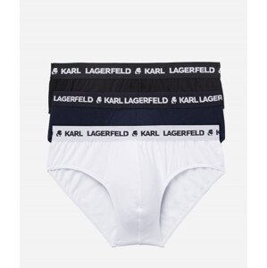 Spodní prádlo karl lagerfeld logo briefs set 3-pack různobarevná xl