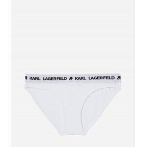 Spodní prádlo karl lagerfeld logo brief bílá s