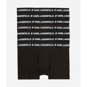 Spodní prádlo karl lagerfeld logo trunk set 7-pack černá m