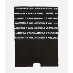 Spodní prádlo karl lagerfeld logo trunk set 7-pack černá l