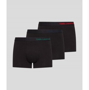 Spodní prádlo karl lagerfeld hip logo trunk 3-pack černá xl