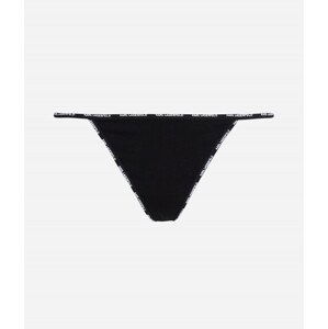 Spodní prádlo karl lagerfeld mini logo g-string černá l