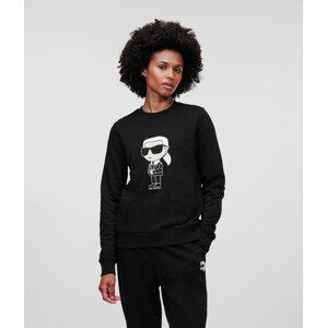 Mikina karl lagerfeld ikonik 2.0 karl sweatshirt černá xs