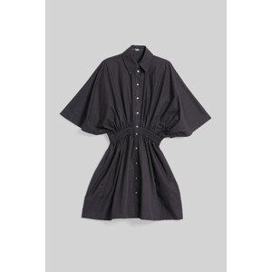 Šaty karl lagerfeld huns pick shirt dress černá xs